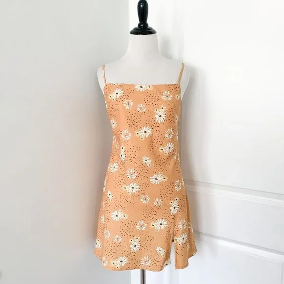 Princess Polly | Dresses | Princess Polly Celia Floral Dot Print Mini Slip  Dress | Poshmark